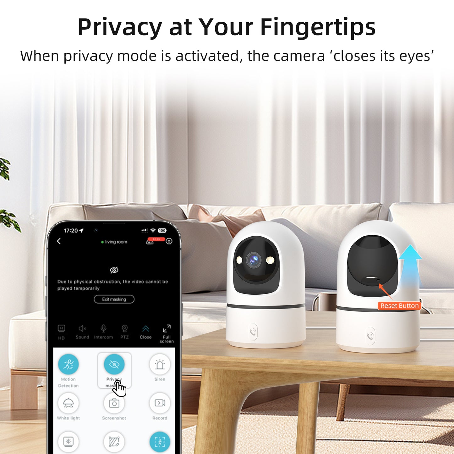 2K Indoor Security Camera M18