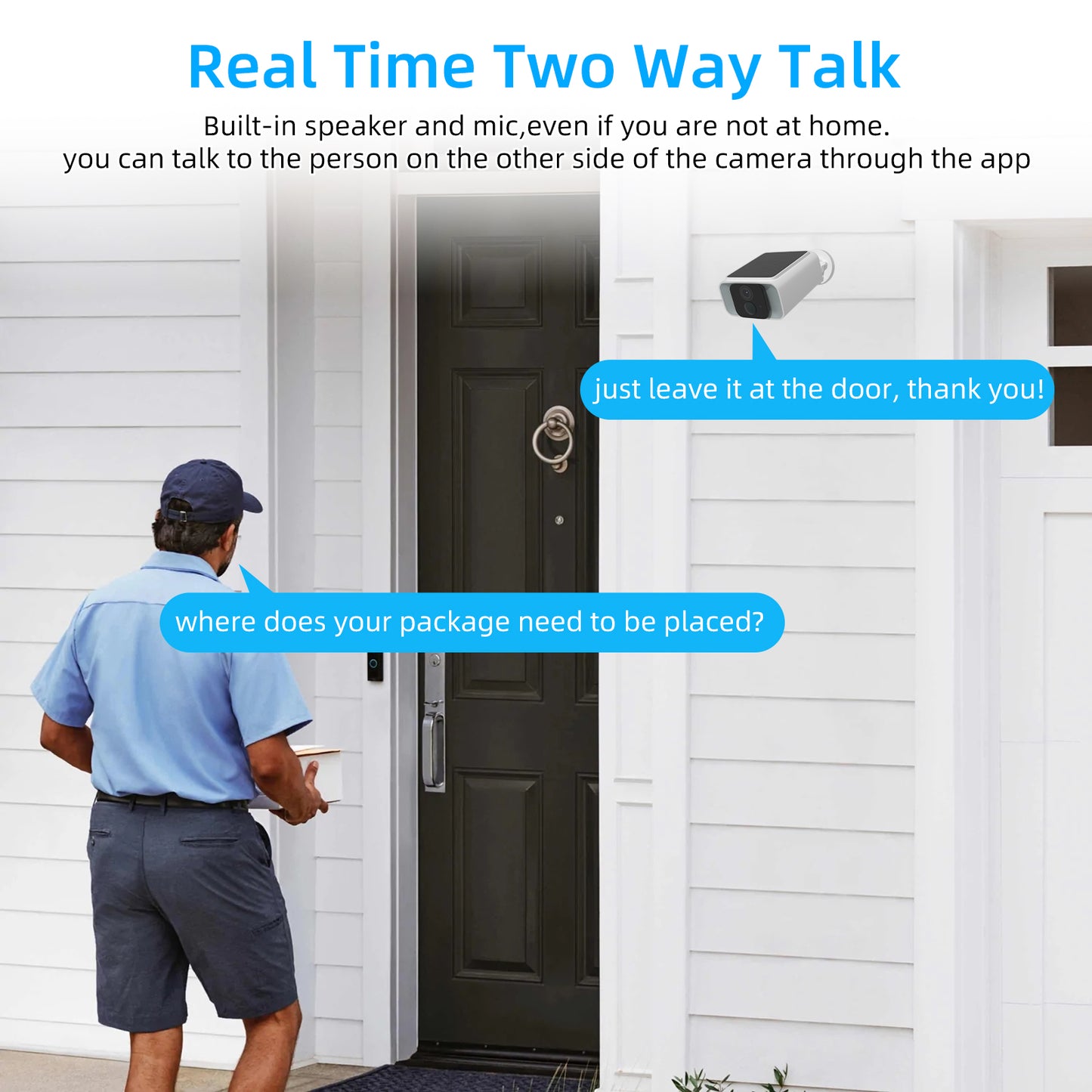 Solar-powered wireless security camera-V3