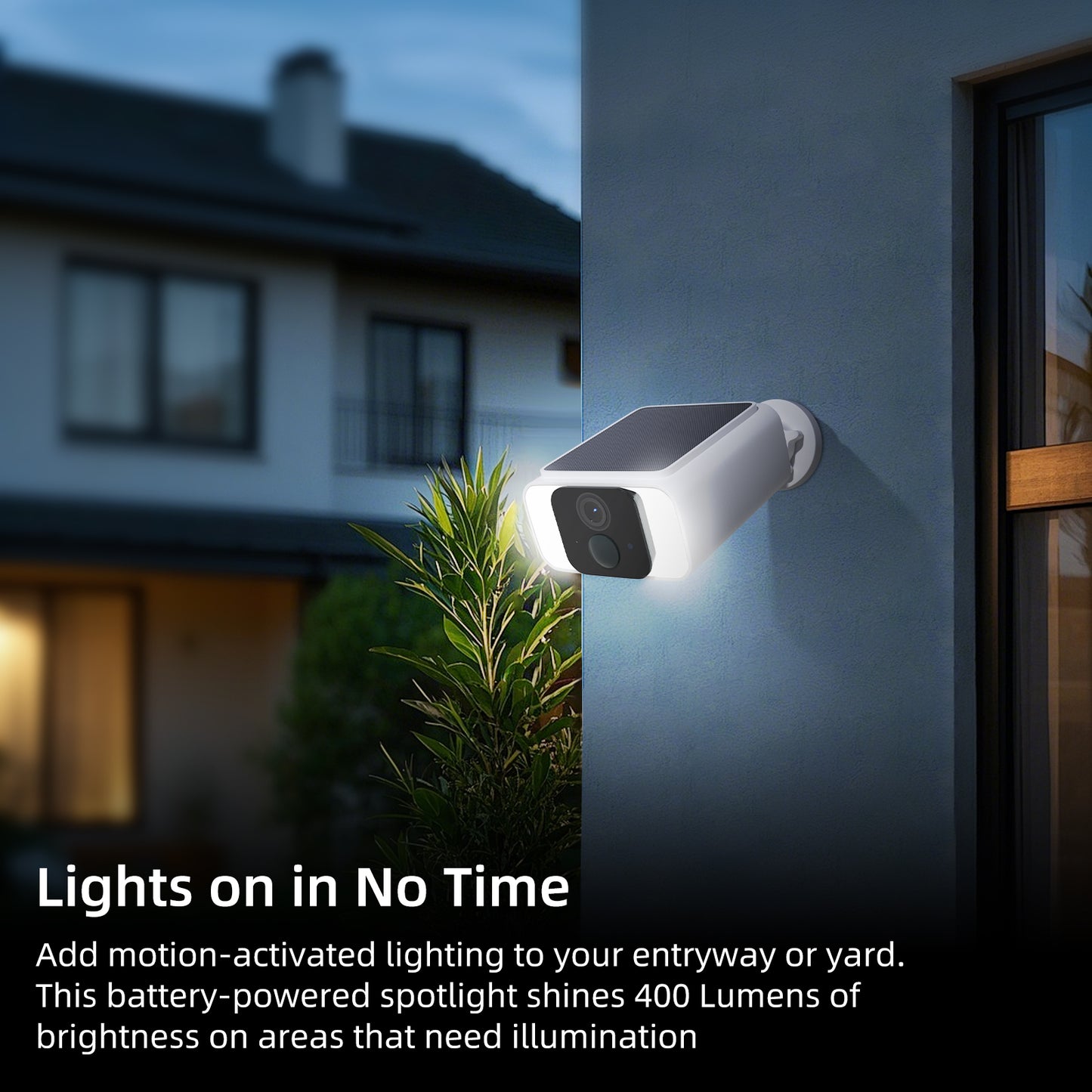 Solar-powered wireless security camera-V3