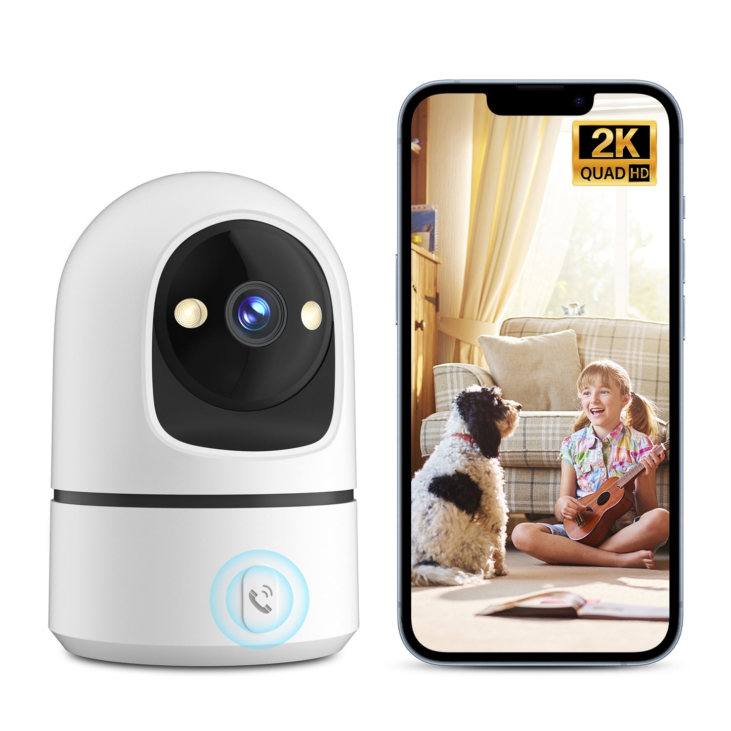 2K Indoor Security Camera M18