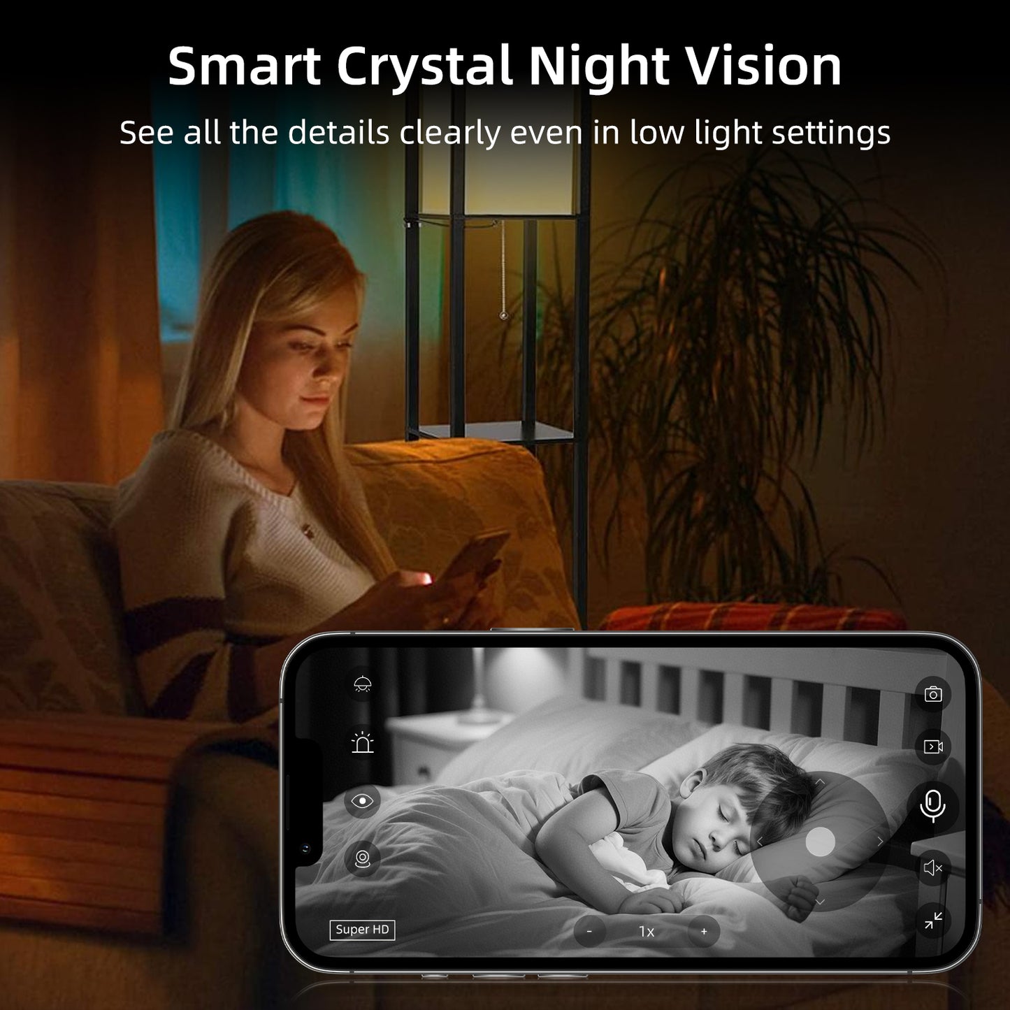 2K Indoor Security Camera M18