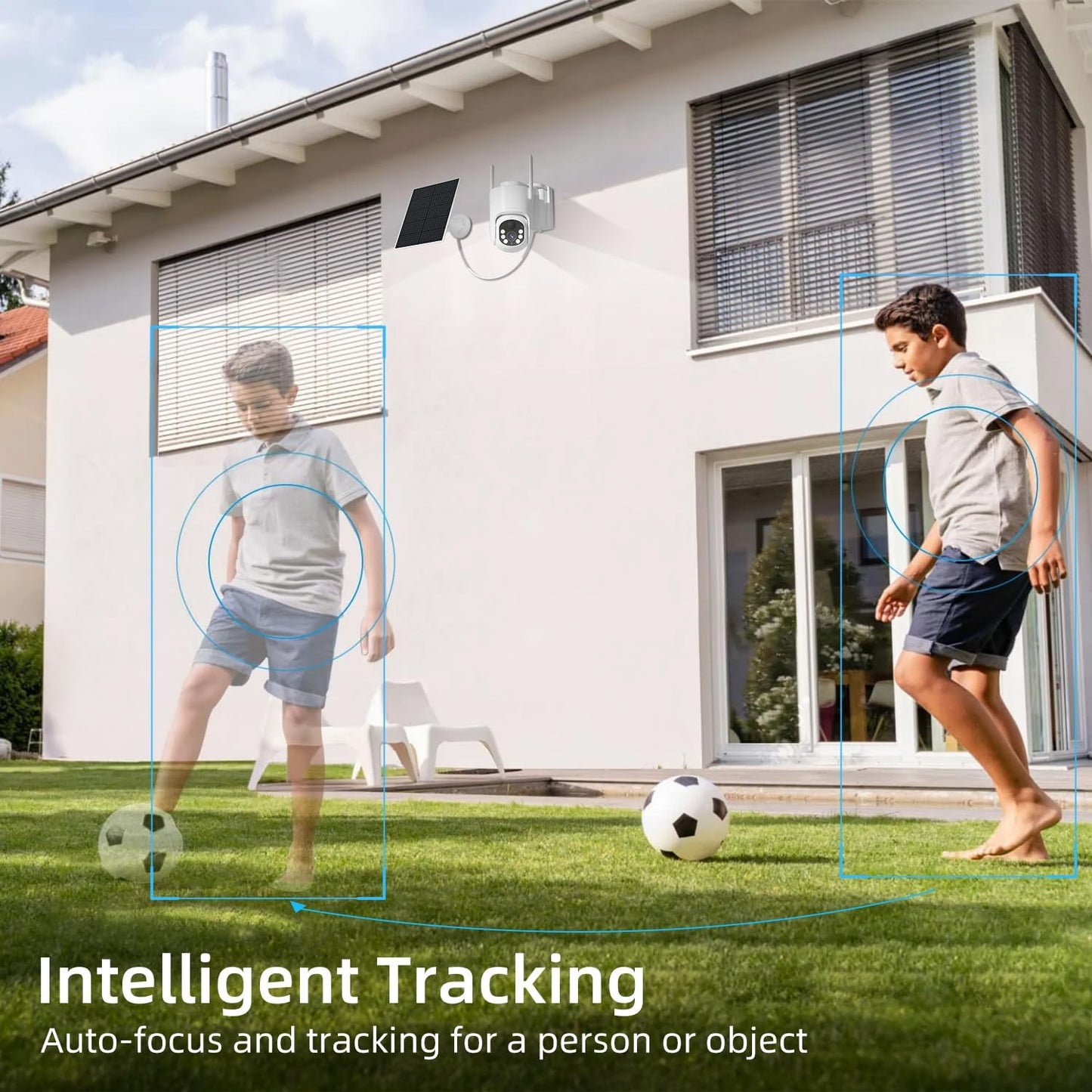 4G LTE Cellular Security Camera, No WiFi Solar Powered Security Camera