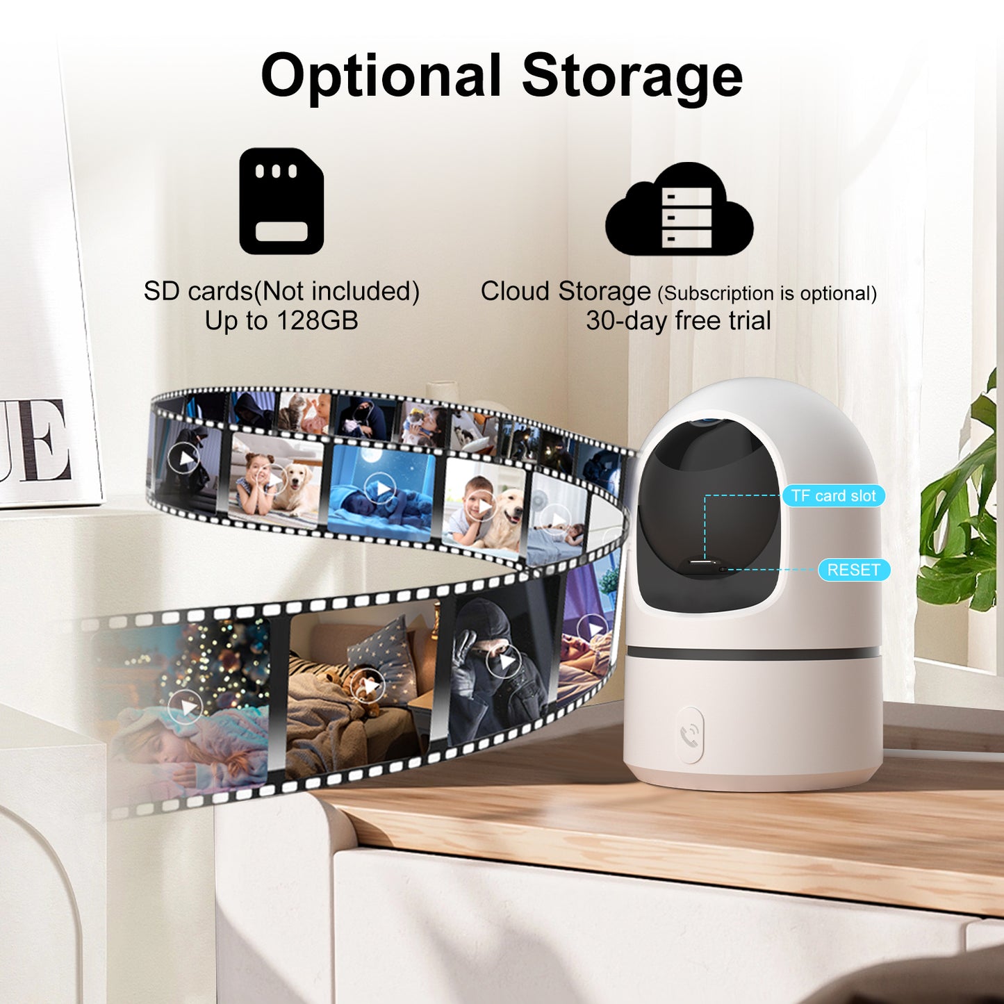 2K Indoor Security Camera M18