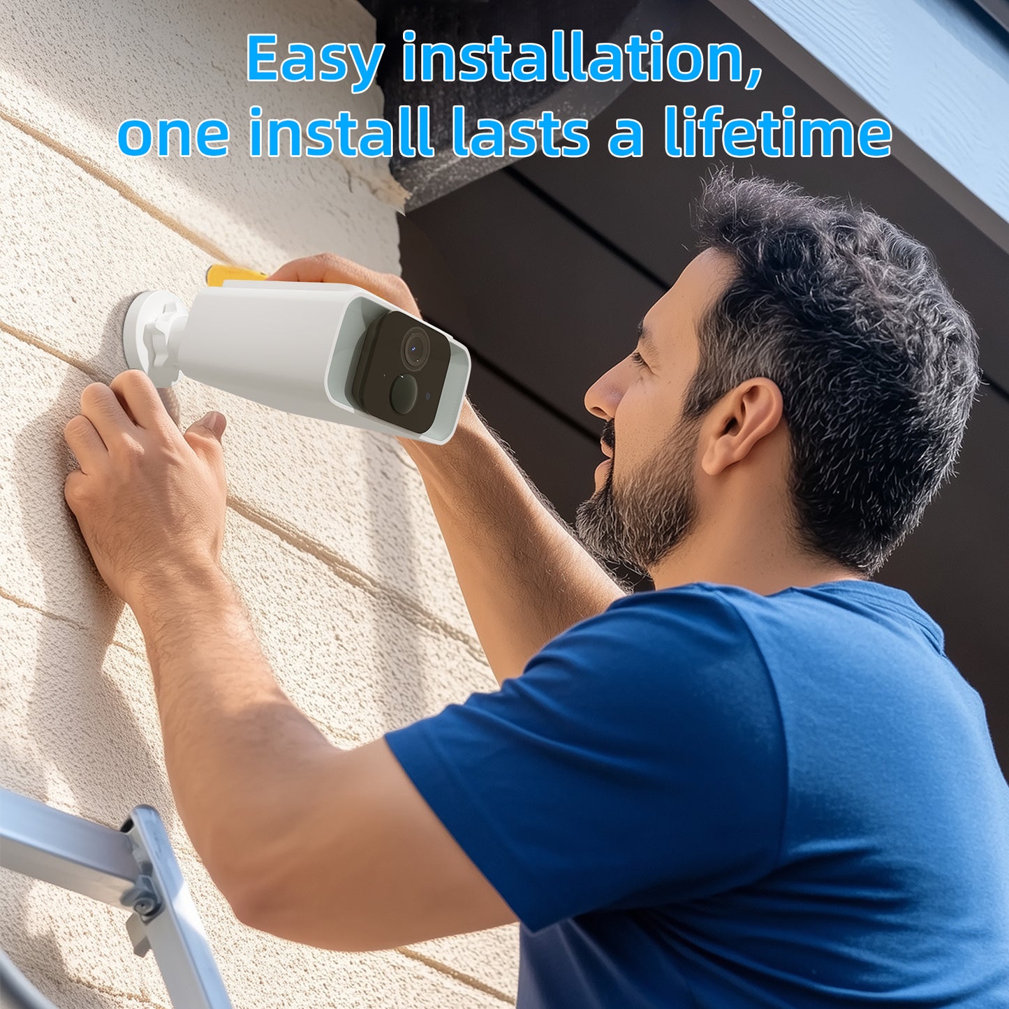 Solar-powered wireless security camera-V3